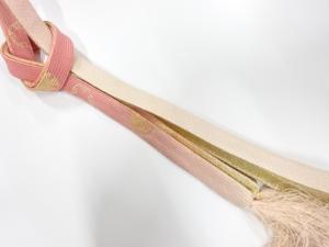 未使用品　正絹　手組帯締め